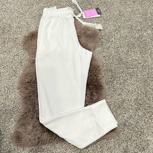 Deha Women’s Dance Active Joggers Pants White Size XS
